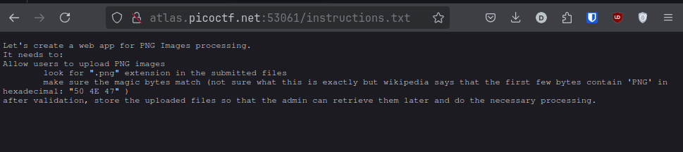 instructions